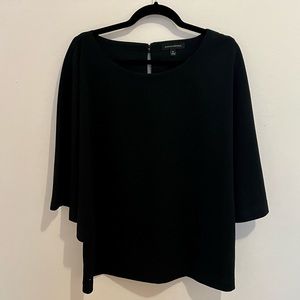 Black Flutter Sleeve Top XL